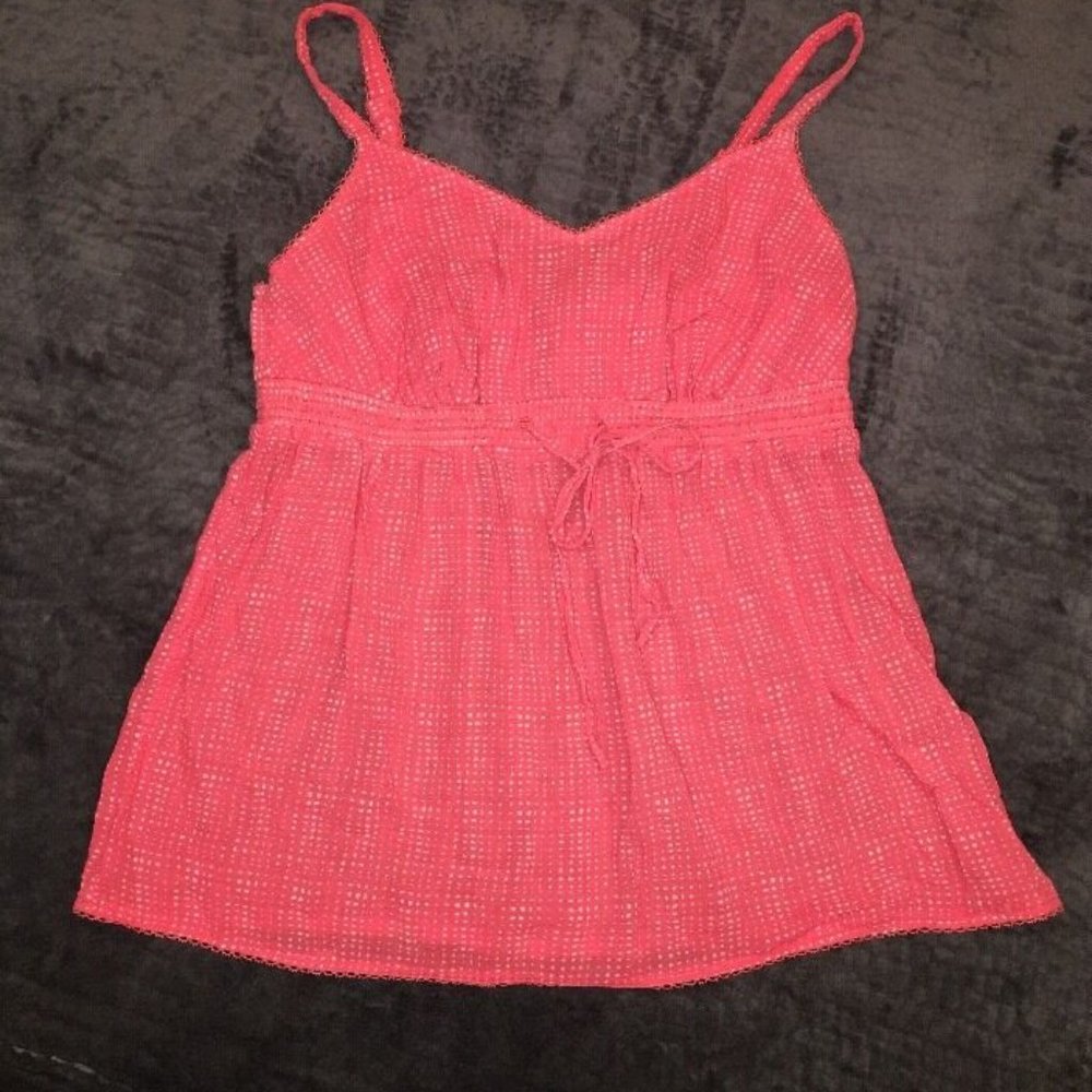 Gap Womans  Orange Cream Sz Xs Spaghetti Strap Top